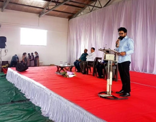 Motivational talk titled 