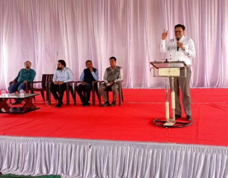 Motivational talk titled 