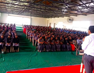 Motivational talk titled 