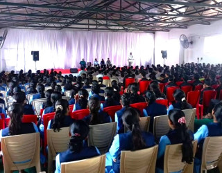 Motivational talk titled 